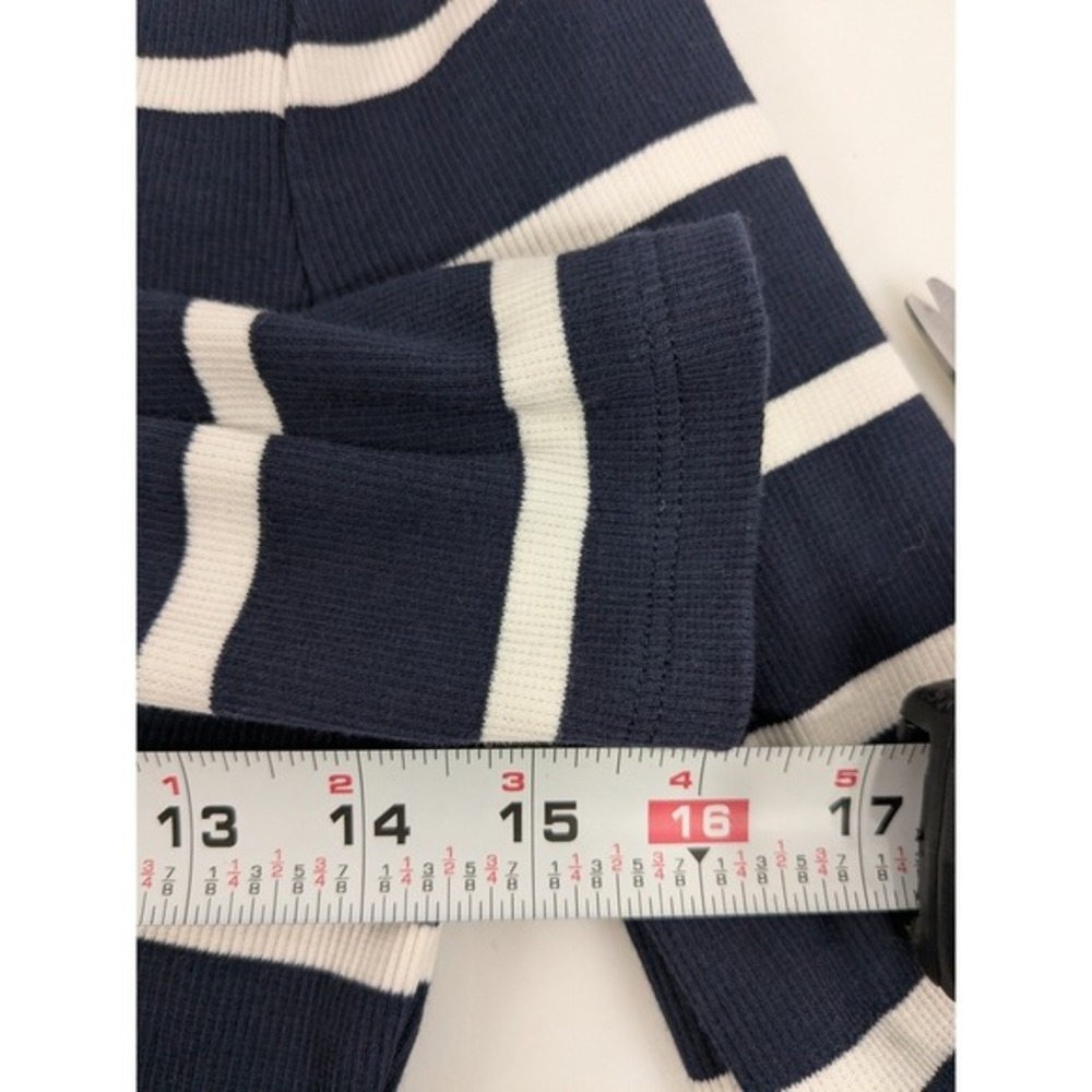 Boden Womens Stripe Ribbed Henley Shirts Bundle of 2 sz 8 Blue Longsleeve Cotton - Picture 8 of 12